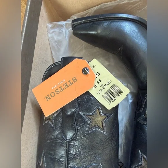 Stetson Snip Toe Cosmo Star Boots - Picture 3 of 4